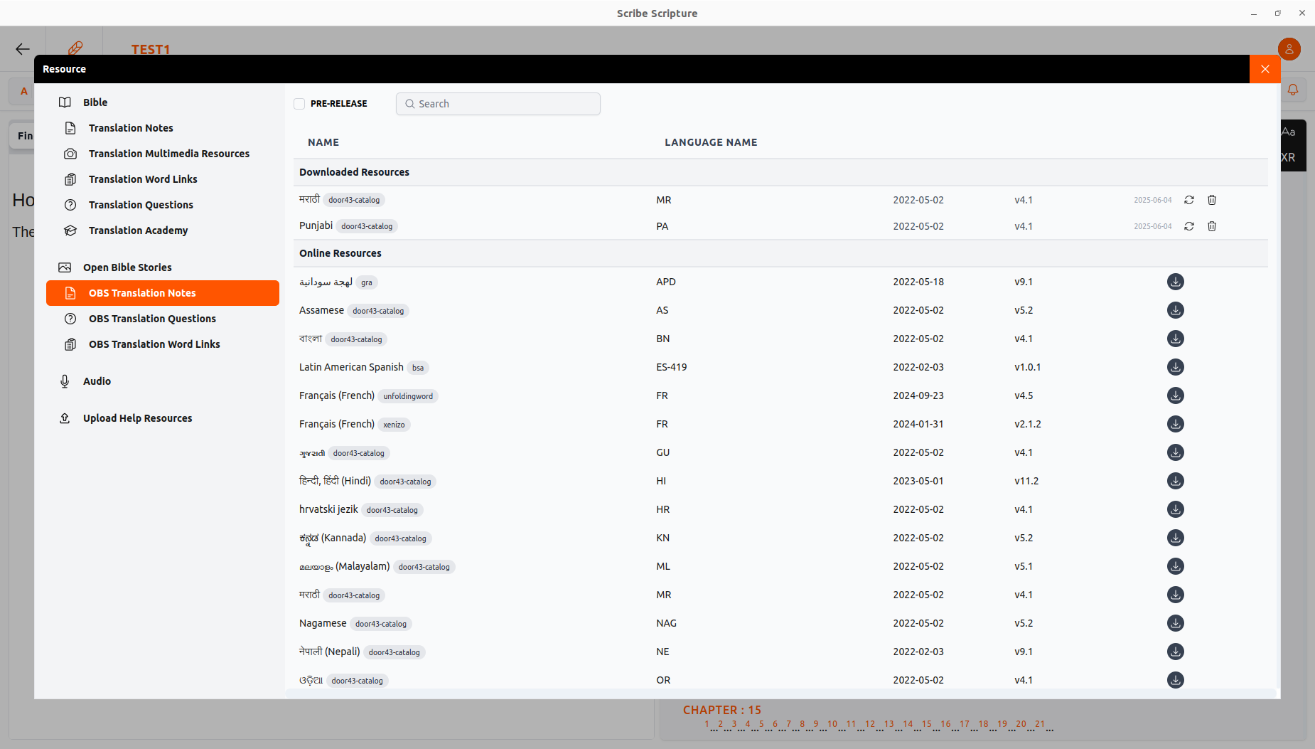 file menu