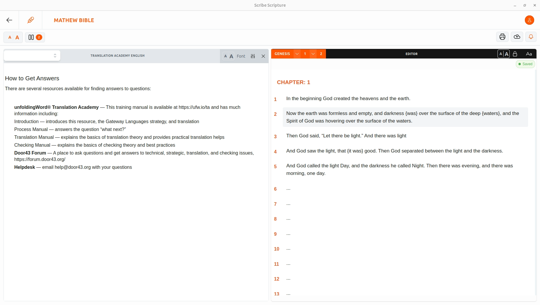 file menu