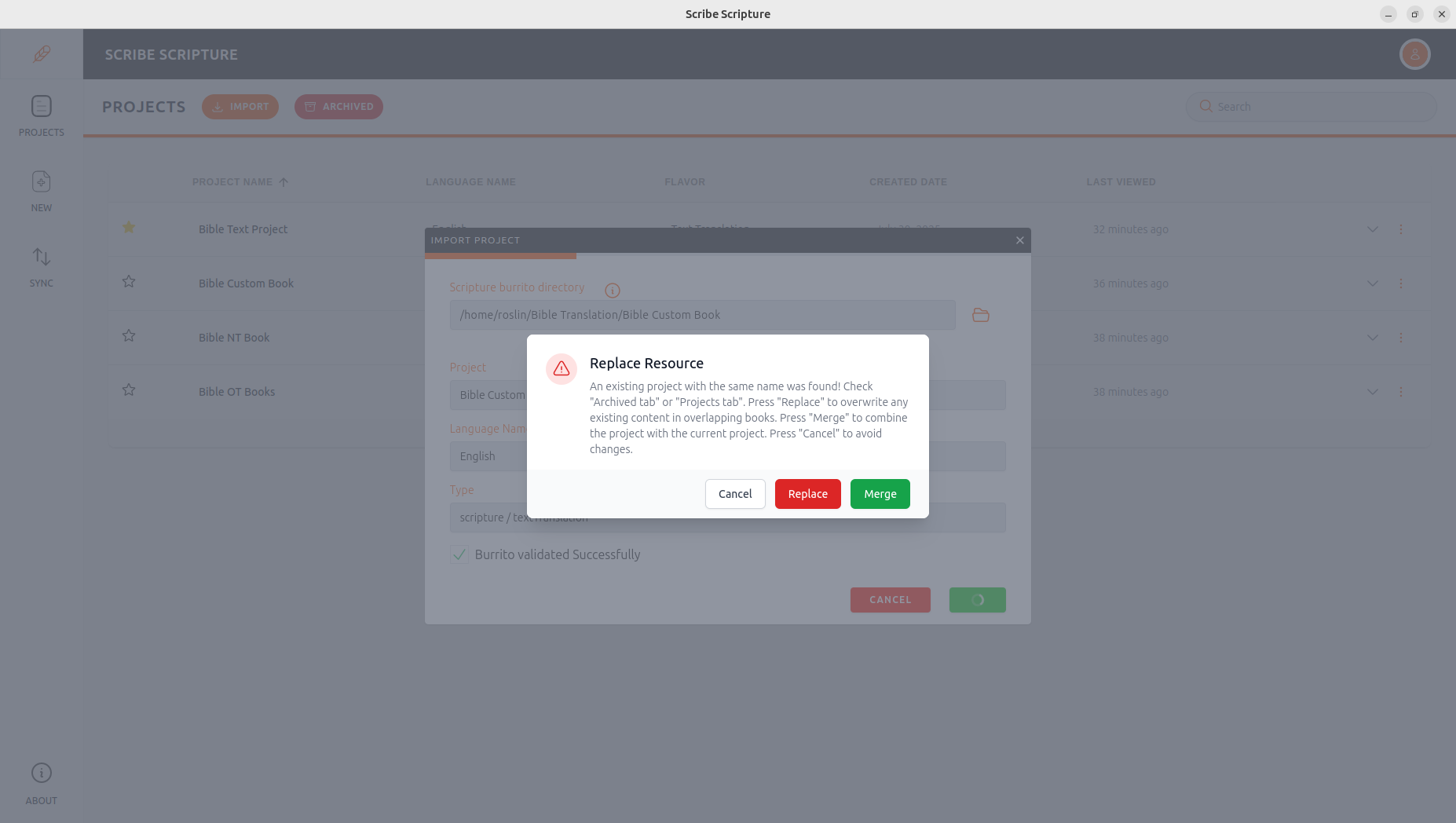 Offline merge | Scribe-docs